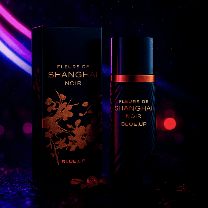 BLUE UP FLEUR DE SHANGHAI NOIR WOMEN – Eau de parfum femme 100 ml | Inspiration orientale florale et