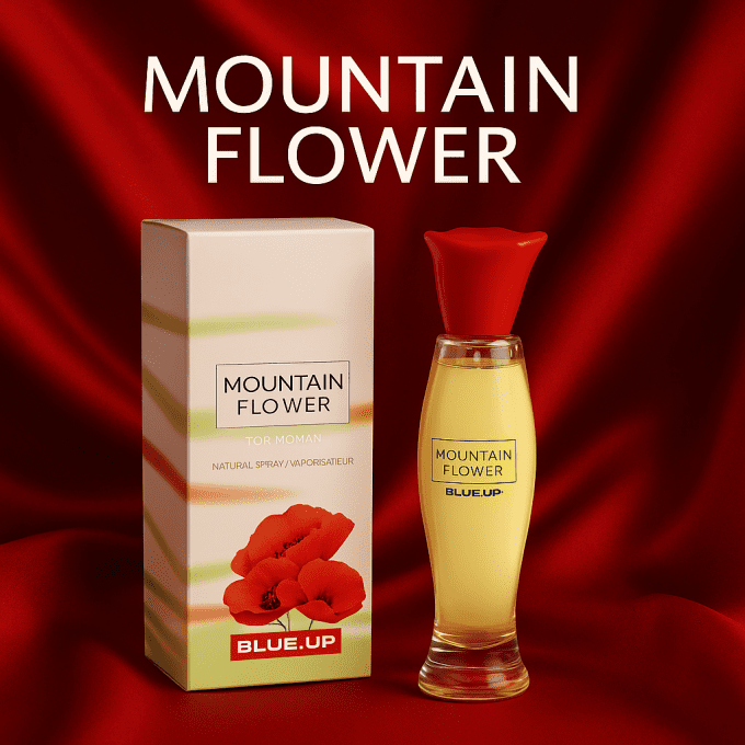BLUE UP MOUNTAIN FLOWER WOMEN – Eau de parfum femme 100 ml | Inspiration florale poudrée et boisée