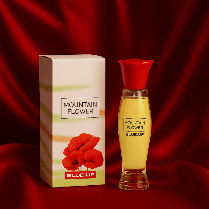 BLUE UP MOUNTAIN FLOWER WOMEN – Eau de parfum femme 100 ml | Inspiration florale poudrée et boisée