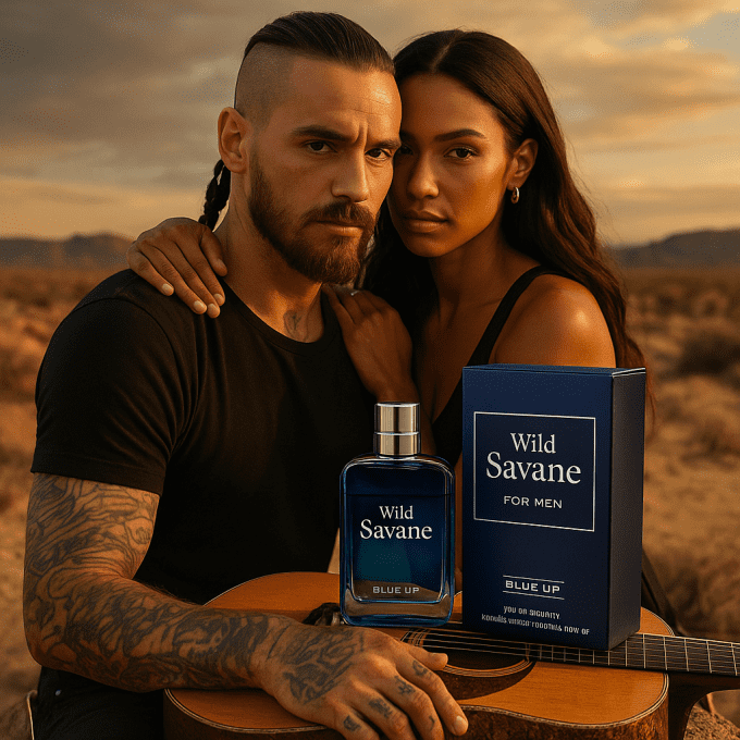Blue-Up Wild Savane – Eau de parfum homme | Fraîcheur boisée aromatique