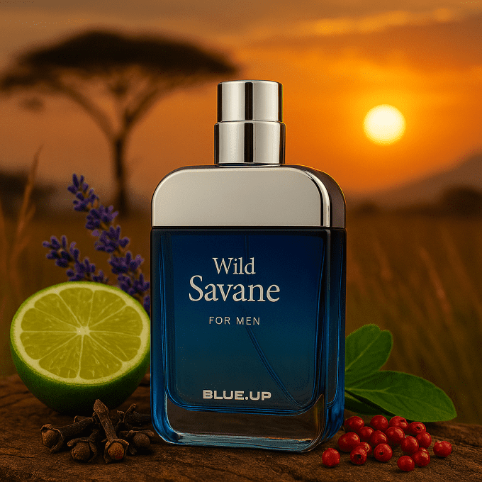 Blue-Up Wild Savane – Eau de parfum homme | Fraîcheur boisée aromatique