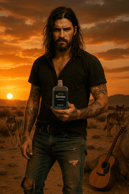 Blue-Up Wild Savane – Eau de parfum homme | Fraîcheur boisée aromatique