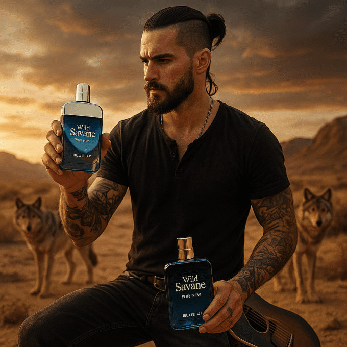 Blue-Up Wild Savane – Eau de parfum homme | Fraîcheur boisée aromatique