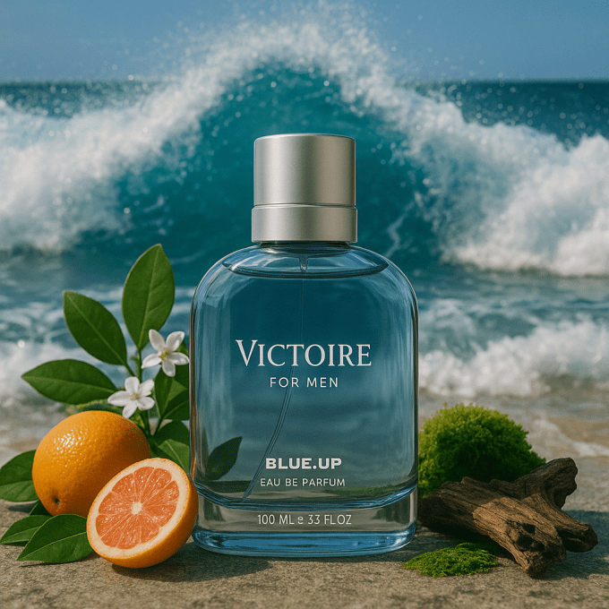 Blue-Up Victoire – Eau de parfum homme | Accord marin boisé