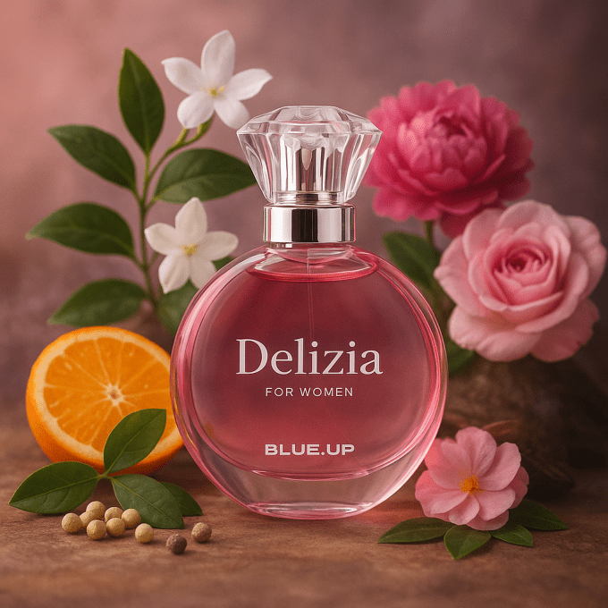 BLUE UP DELIZIA – Eau de parfum femme 100 ml | Inspiration florale boisée et épicée