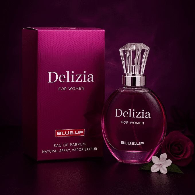 BLUE UP DELIZIA – Eau de parfum femme 100 ml | Inspiration florale boisée et épicée