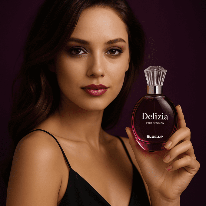 BLUE UP DELIZIA – Eau de parfum femme 100 ml | Inspiration florale boisée et épicée