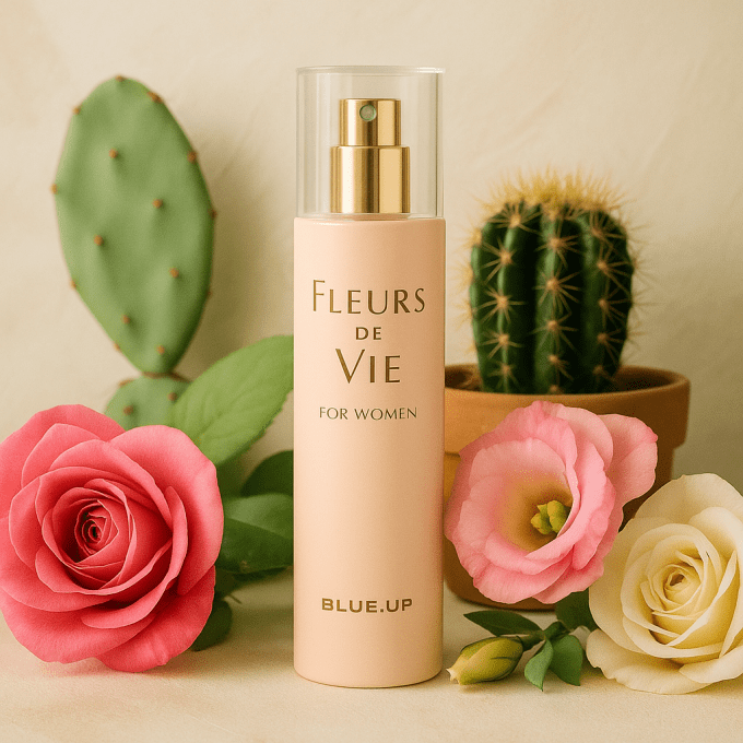 BLUE UP FLEURS DE VIE – Eau de parfum femme 100 ml | Inspiration florale boisée et délicate