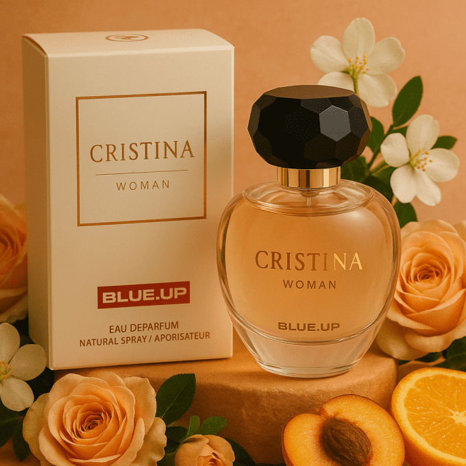 BLUE UP CRISTINA – Eau de parfum femme 100 ml | Inspiration florale boisée et fruitée