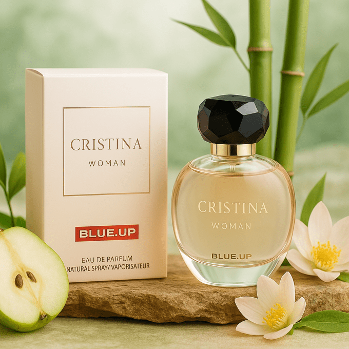 BLUE UP CRISTINA – Eau de parfum femme 100 ml | Inspiration florale boisée et fruitée