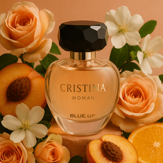 BLUE UP CRISTINA – Eau de parfum femme 100 ml | Inspiration florale boisée et fruitée