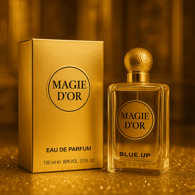 Blue-Up Magie d’Or – Eau de parfum femme | Gourmand oriental doux