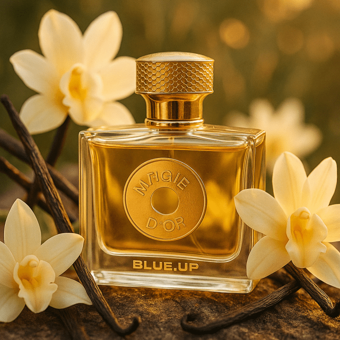 Blue-Up Magie d’Or – Eau de parfum femme | Gourmand oriental doux