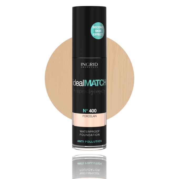 Fond de teint IDEAL MATCH Ingrid Cosmetics - 30 ml - 5 teintes