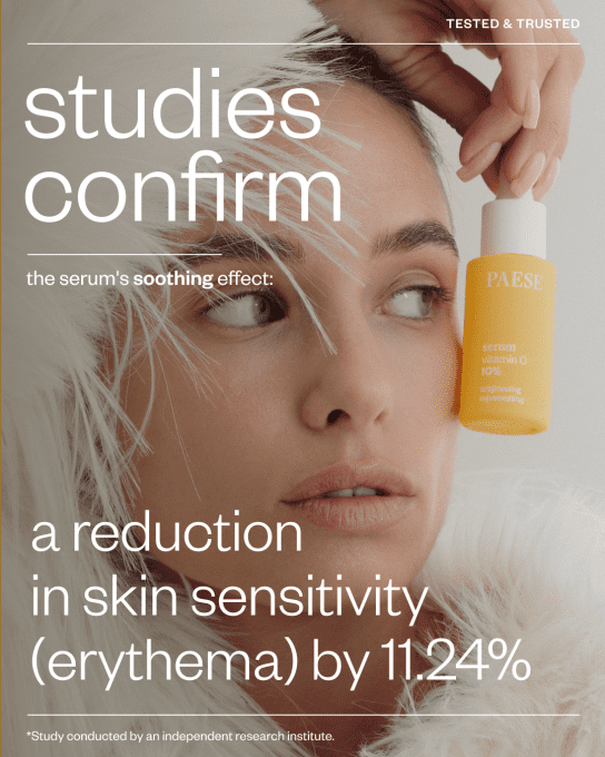 Sérum éclaircissant et rajeunissant 10% de Vitamines C - 89% naturel - 15 ml - PAESE