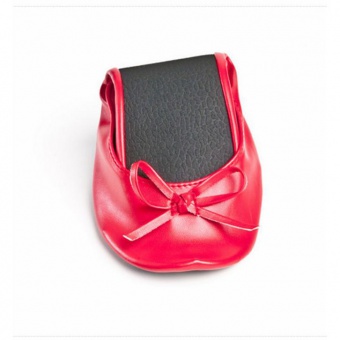 Ballerines pliable rouges