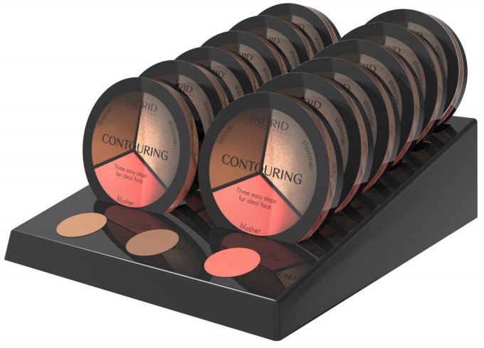 BtoB - Contouring palette Ideal Face  - 19 g - Ingrid Cosmetics - 19 pcs + 1 tester