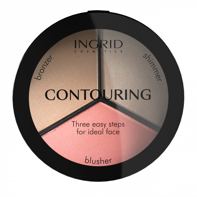 BtoB - Contouring palette Ideal Face  - 19 g - Ingrid Cosmetics - 19 pcs + 1 tester