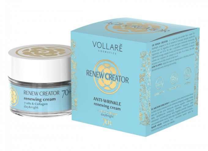 Crème régénératrice anti-ride jour et nuit 70+ Age Creator - 50 ml - Vollaré