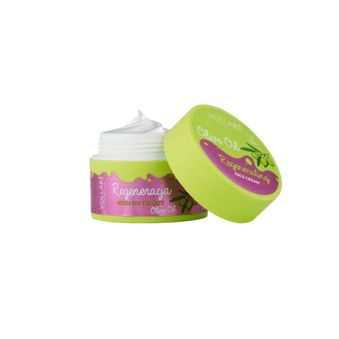 Crème visage régénérante à l'huile d'olive - 50 ml - Vollaré Cosmetics