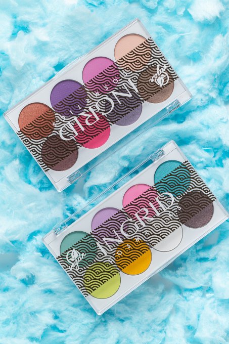 Palette d'ombres à paupière vegan 8 teintes - Menthe épicée - 9.5 gr - Ingrid Cosmetics
