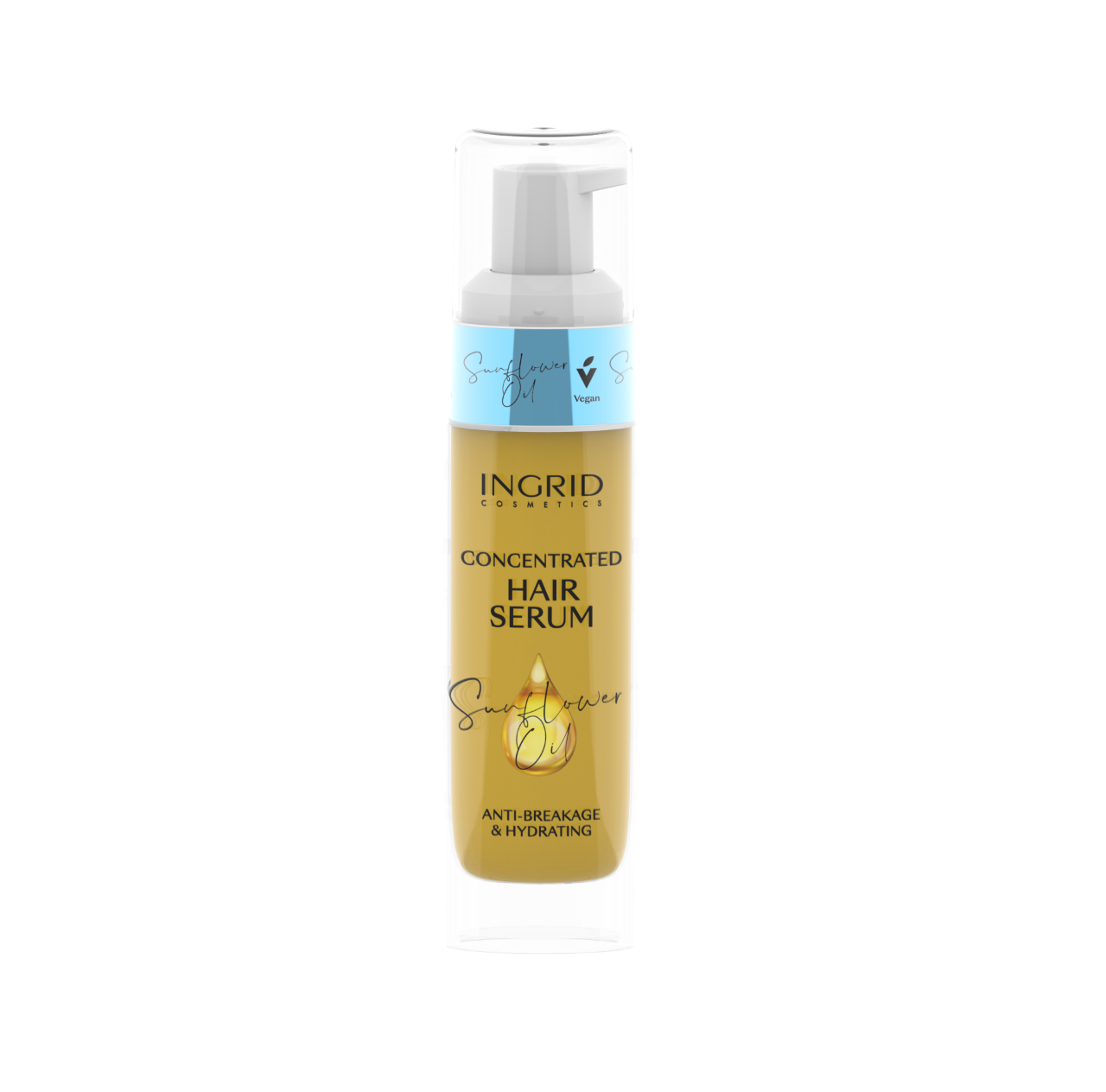 Sérum cheveux concentré en Huile de tournesols anti chute - Ingrid Cosmetics - 30 ml