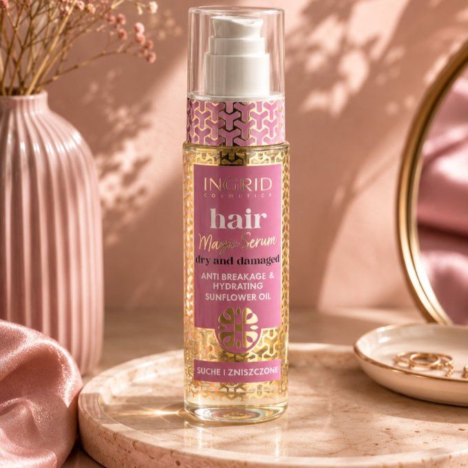 Sérum cheveux concentré en Huile de tournesols anti chute - Ingrid Cosmetics - 30 ml
