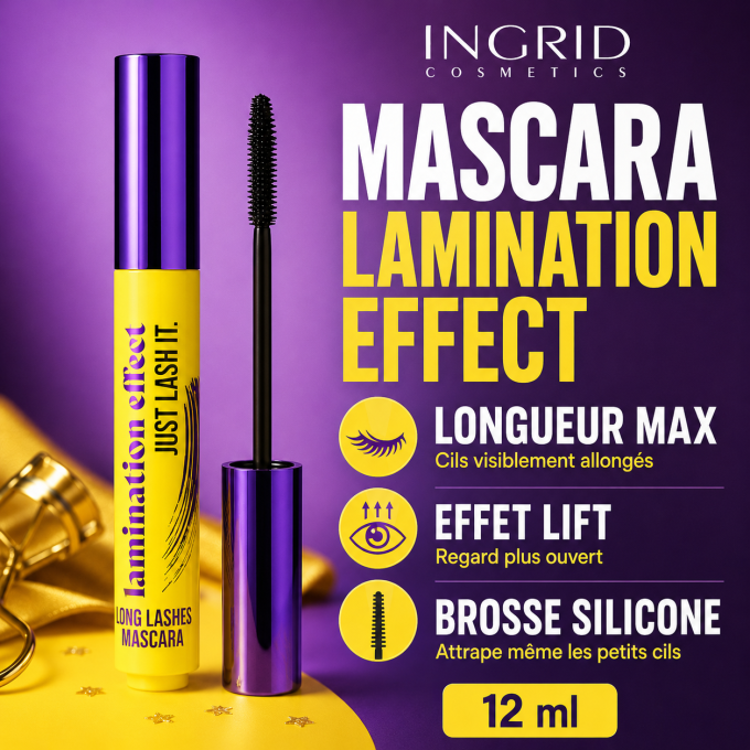 Mascara Lamination - 12 ml - Ingrid Cosmetics