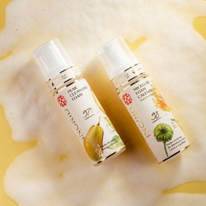 Mousse micellaire au calendula - 150 ml - 98% naturelle - Ingrid Cosmetics