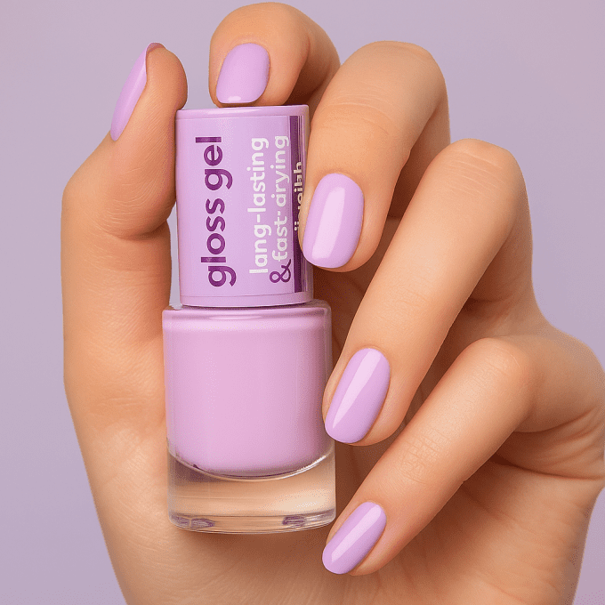 Vernis Gel gloss 10 jours - 7 ml - Teinte 604 Sweet Lavender - Ingrid Cosmetics