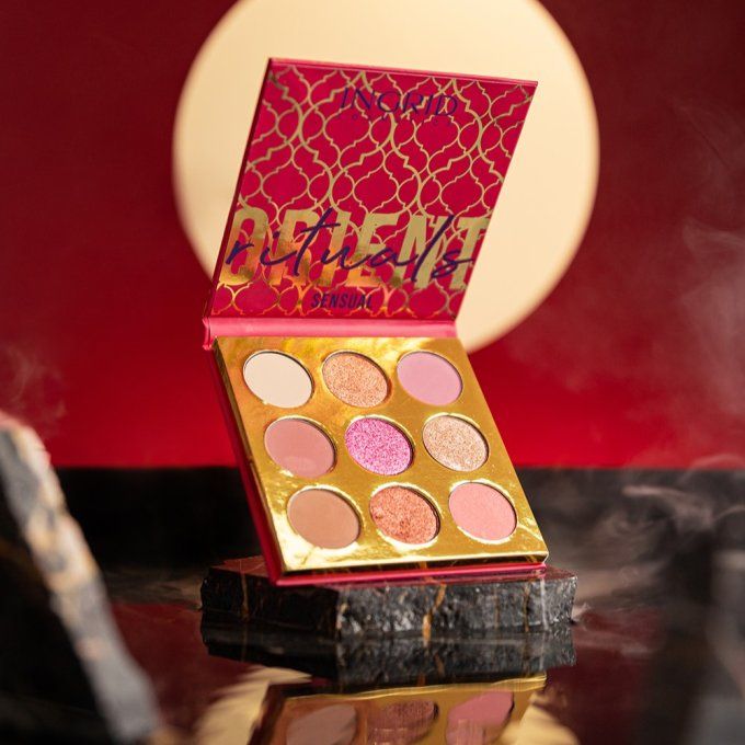 Palette d'ombres à paupière Rituels sensuels orientaux 9 teintes - 10 gr - Ingrid Cosmetics