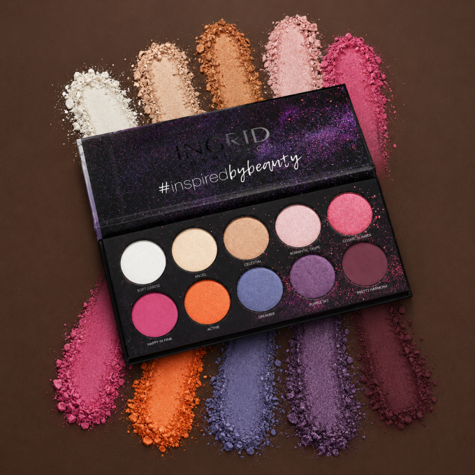 Palette de 10 ombres à paupières  Colors Woman Nature - 27g - Ingrid