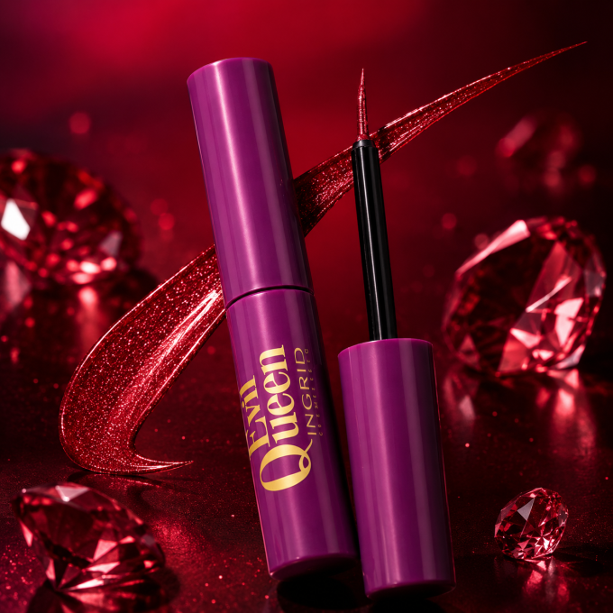 Eyeliner Fagata "Reine maléfique" - Rouge Rubi - 4ml - Ingrid Cosmetics