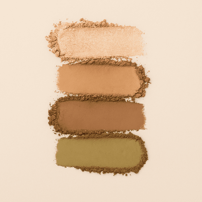 Palette d'ombres à paupières " Clear Nude" - 4 couleurs - 5g - Vollaré Cosmetics