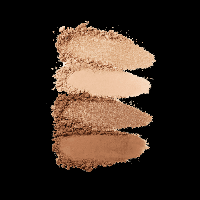 Palette d'ombres à paupières "Crystal Clear Sand" - 4 couleurs - 5g - Vollaré Cosmetics