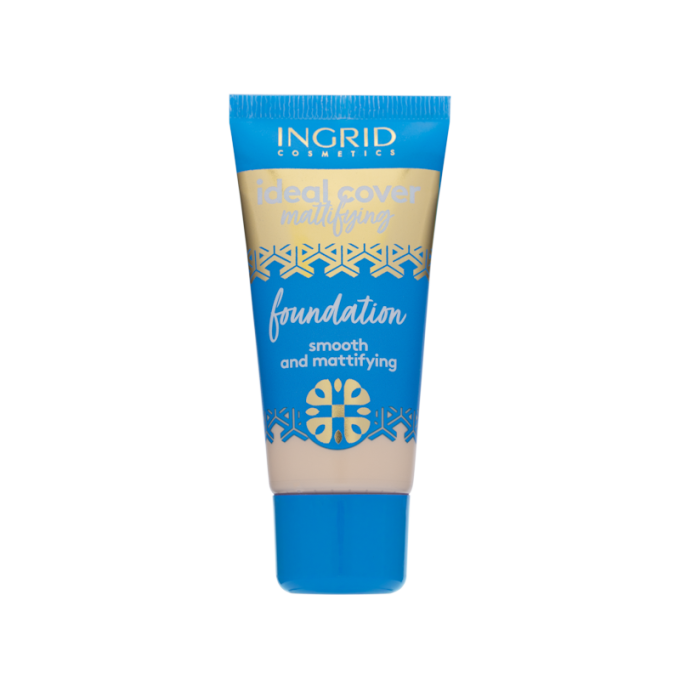 Fond de teint matifiant Ideal cover-30ml-5 teintes-Ingrid Cosmetics
