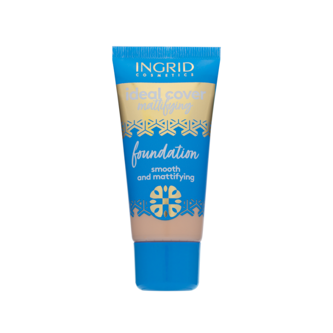 Fond de teint matifiant Ideal cover-30ml-5 teintes-Ingrid Cosmetics