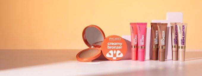 Poudre Bronzante crémeuse - 2 teintes - 10g - Ingrid Cosmetics