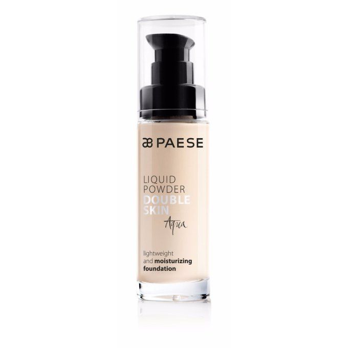 Liquid powder double skin aqua 30 ml - 4 teintes - PAESE