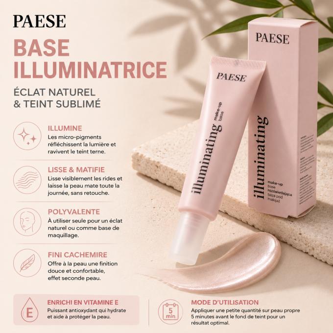 Base illuminatrice en tube - 20 ml - PAESE