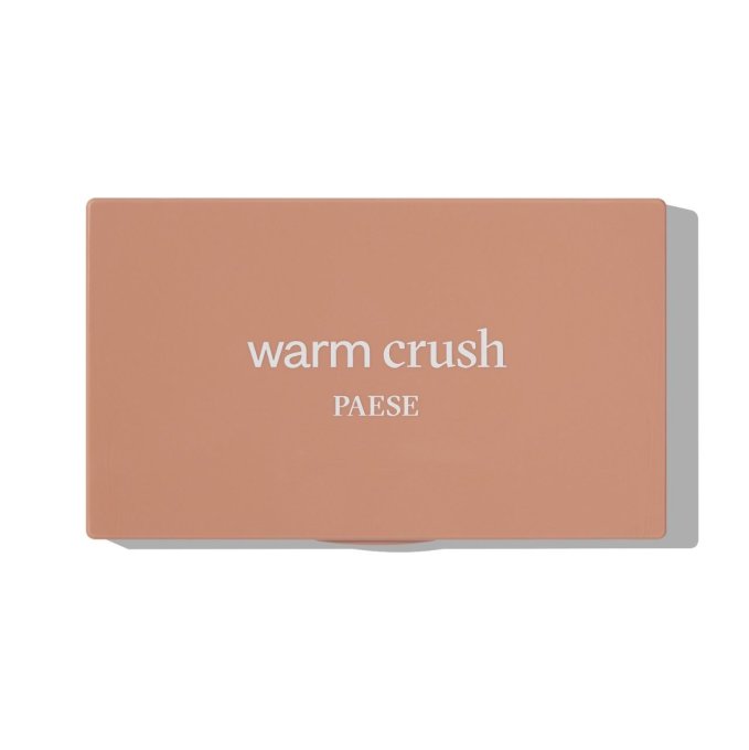 Duo "Warm Crush" : palette 8 ombres à paupières  11 g VEGAN et Mascara WAVE - PAESE