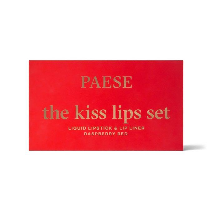 Coffret "The Kiss Lips"  - Rouge à lèvres et crayon assortis - 05 Raspberry Red - Paese