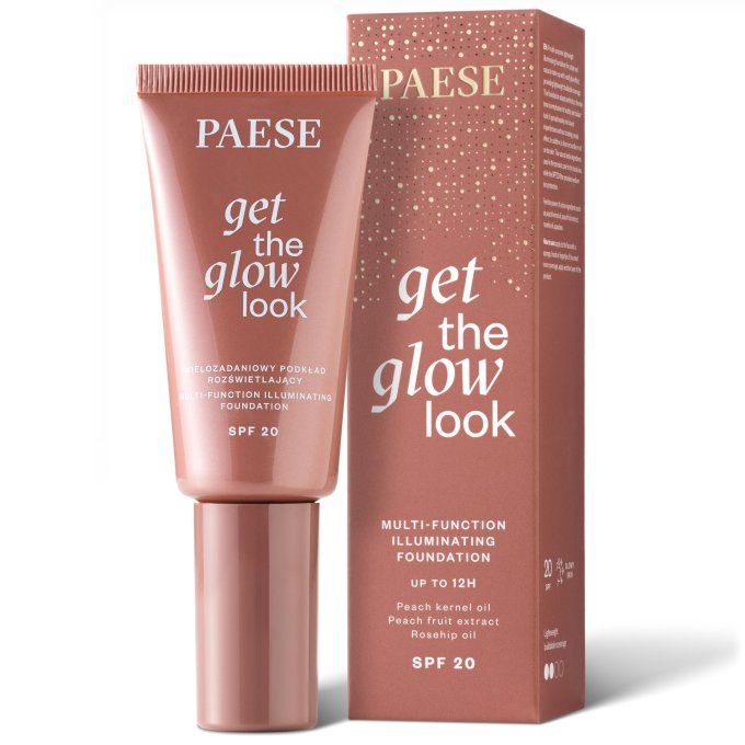Fond de teint illuminateur Get The Glow SPF20 – 5 teintes – PAESE