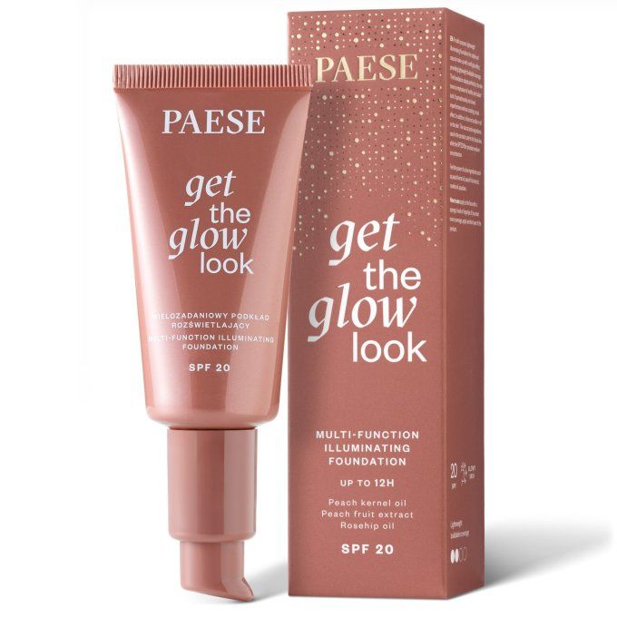 Fond de teint illuminateur Get The Glow SPF20 – 5 teintes – PAESE
