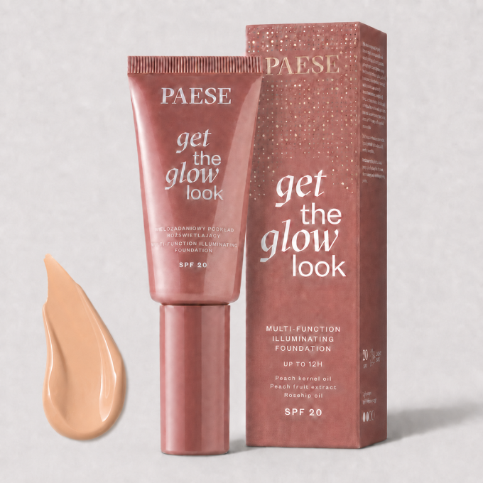 Fond de teint illuminateur Get The Glow SPF20 – 5 teintes – PAESE