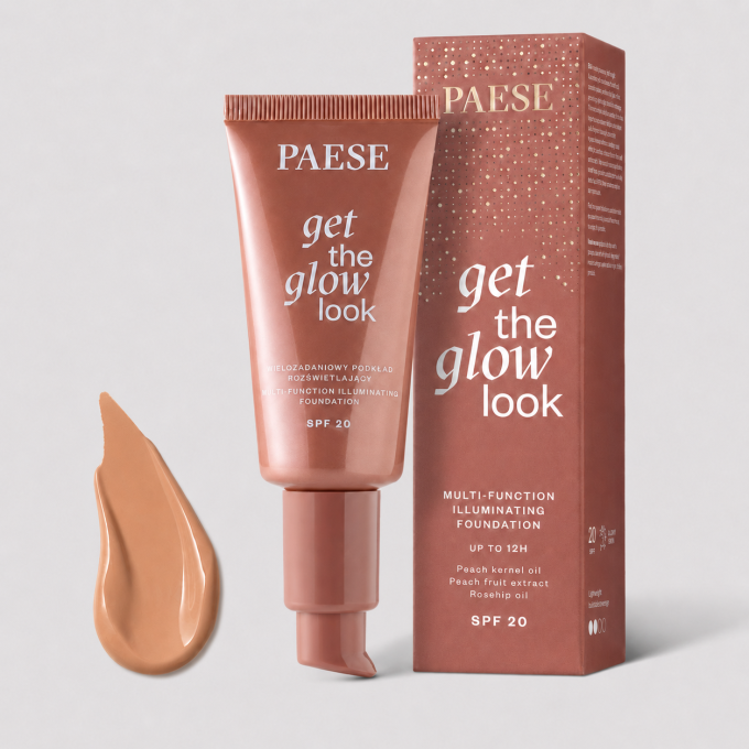 Fond de teint illuminateur Get The Glow SPF20 – 5 teintes – PAESE