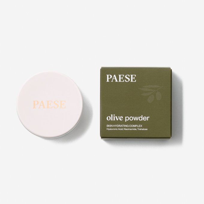 Poudre libre d'olive pour le visage 99,8% naturelle - 6 g - PAESE