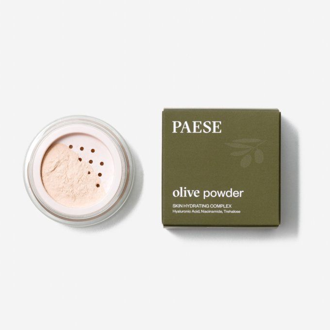Poudre libre d'olive pour le visage 99,8% naturelle - 6 g - PAESE