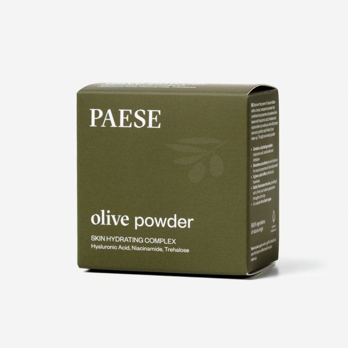 Poudre libre d'olive pour le visage 99,8% naturelle - 6 g - PAESE