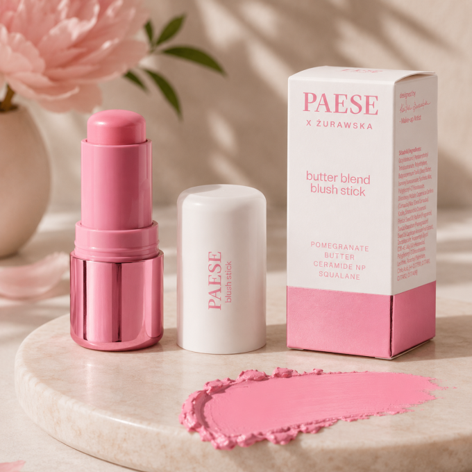 Blush crémeux en stick au beurre - 3 teintes - 6g - Paese